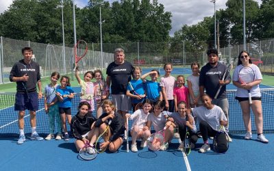 Animation dédiée aux filles de l&rsquo;école de tennis